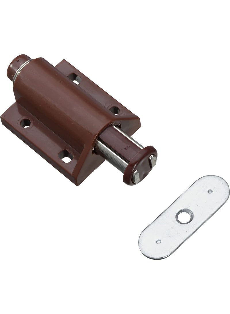 2pcs Cabinet Magnetic Single Push Catcher - Brown