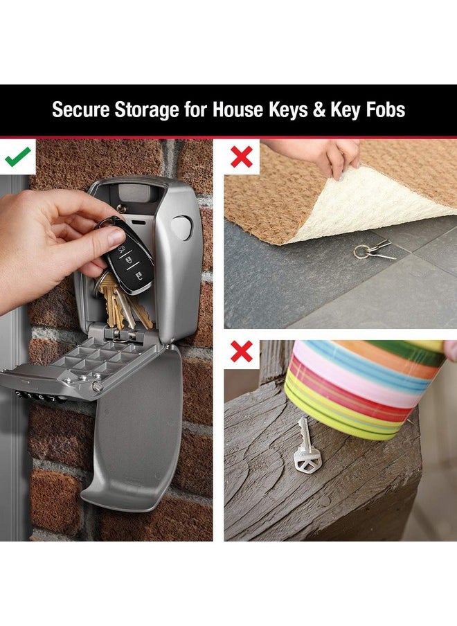 Master Lock Master Lock Heavy Duty Key Lock Box, Key Box, Wall Mount, Share Key Safe’s Combo with Tenants, Guests, Cleaning Crews, Ideal for Landlords, Realtors, Property Managers, Holds 5 Keys, 5415D  - Image 4