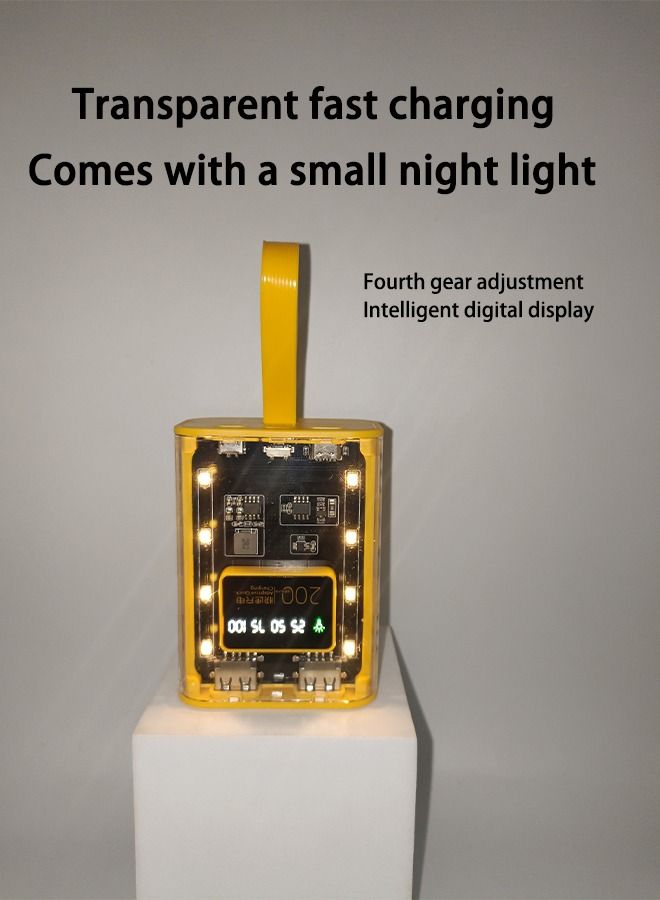 Travel Small Portable Charger with Built-in Lightning Cable 10000mAh Power Bank Fast Charging for iPhone 14/13/13 Pro/12/12 Pro/11/XR/XS/X/8/7/6 Also Support Type-c Fast Charging for Samsung s23u - Image 2