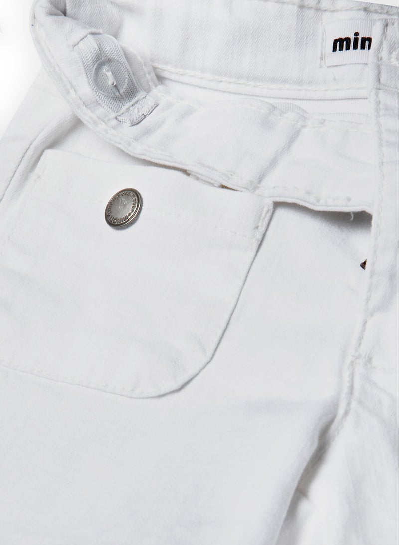 MINOTI Girls Denim Shorts  - Image 3
