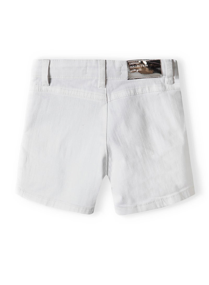 MINOTI Girls Denim Shorts  - Image 2