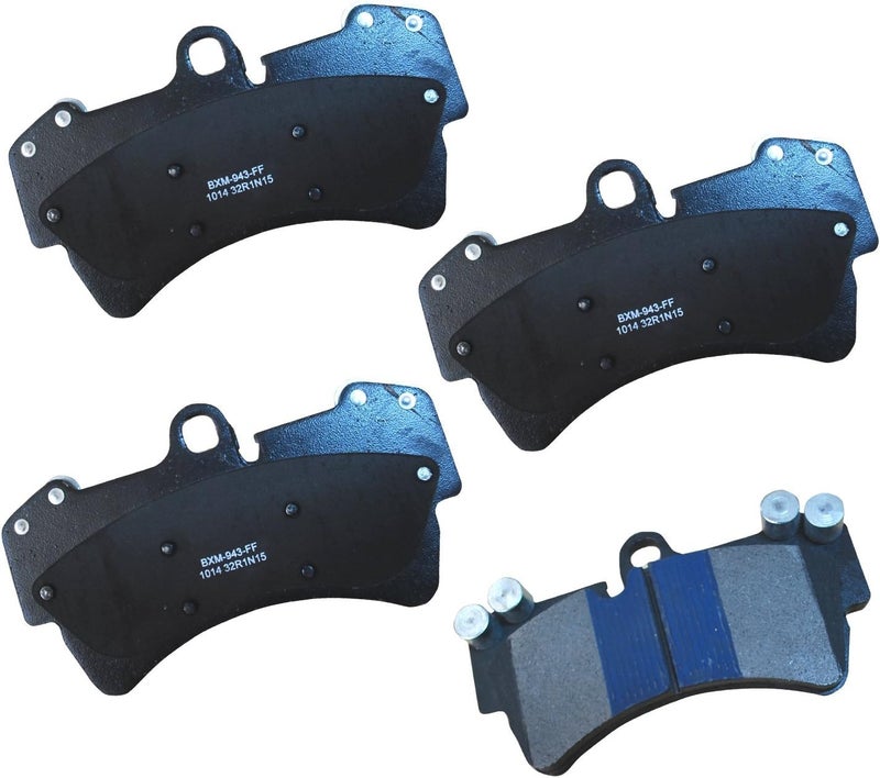 Bendix وسادات فرامل أمامية شبه معدنية SBM1014 الممتازة لأودي Q7 2015-2007، بورش كايين 2006-2003، كايين 2009-2008، فولكس فاجن توارغ 2008-2004، توارغ 2010 - Image 1