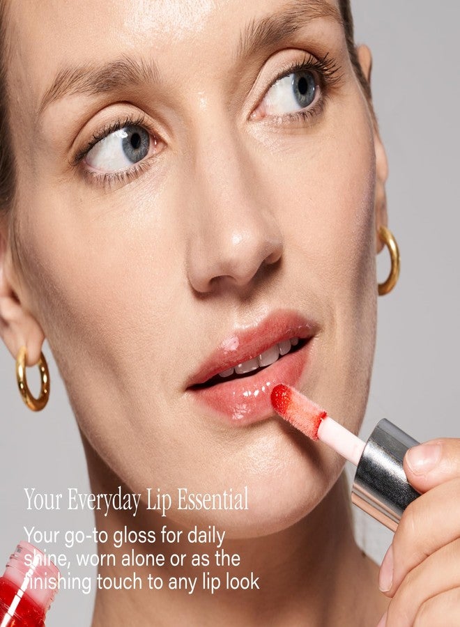 SKINN Luminous Lip Oil, Crimson - Lip Care for Dry and Cracked Lips - Ultra-Light Non-Sticky Formula with Sheer Glossy Finish - Soothing Vitamin C & Manuka Honey Supports Collagen Production - Image 4