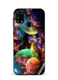 VR CREATIVE Protective Case Cover For Samsung Galaxy M31/M31 Prime Galaxy Design Multicolour  - Image 1