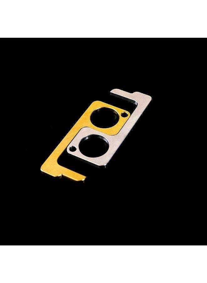 NIBEMINENT 4-Piece Contactless Door Opener With Ring Gold/Silver - Image 2