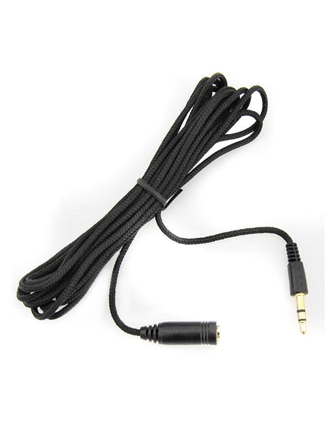 Voberry 3.5mm Female To Male Aux Cable Black - Image 1