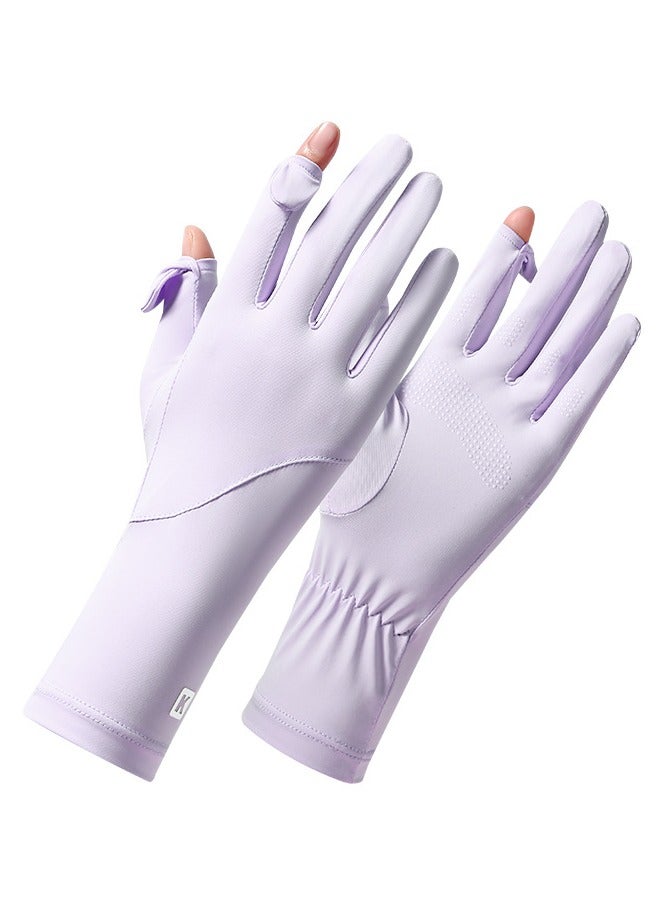 CLS Women's Gloves Driving Gloves Non-slip Sun Protection Summer UV Protection Gloves - Image 1
