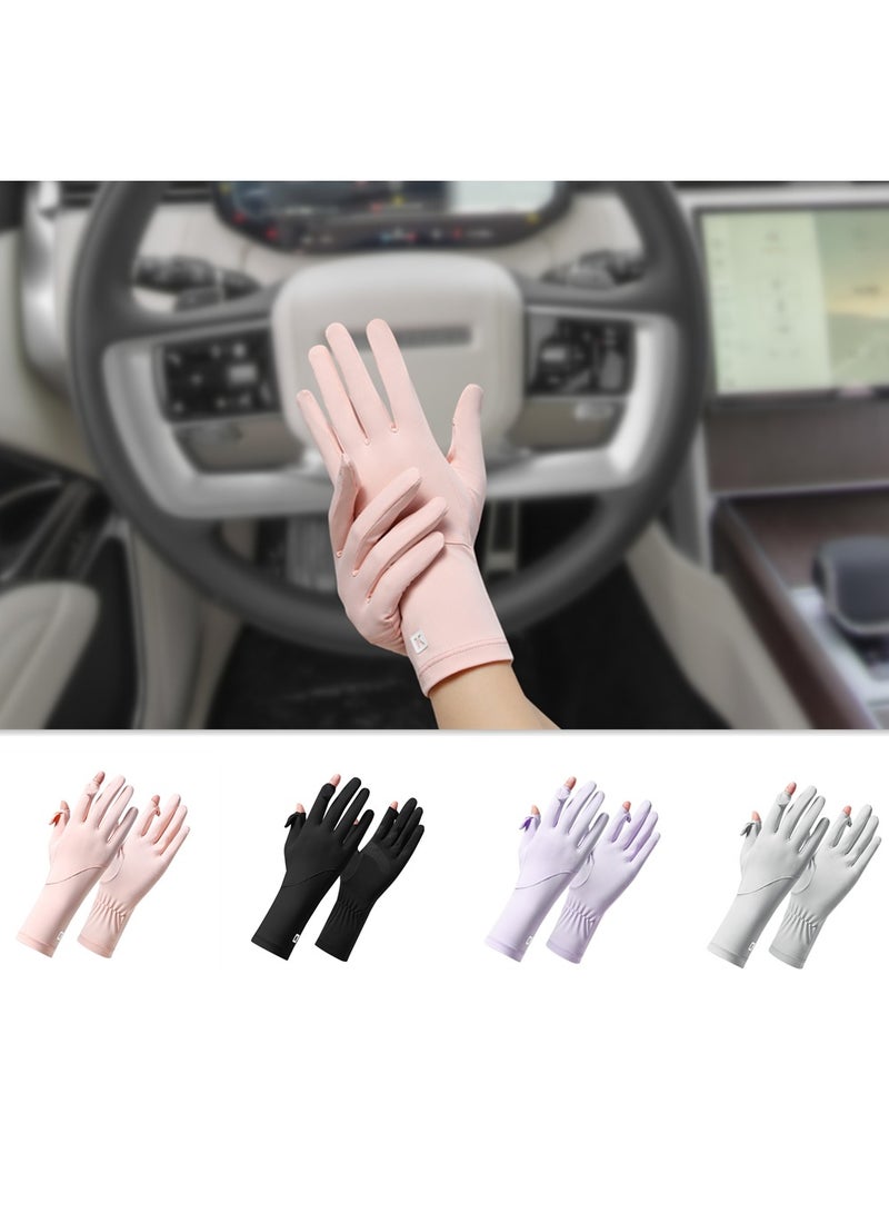 CLS Women's Gloves Driving Gloves Non-slip Sun Protection Summer UV Protection Gloves - Image 2