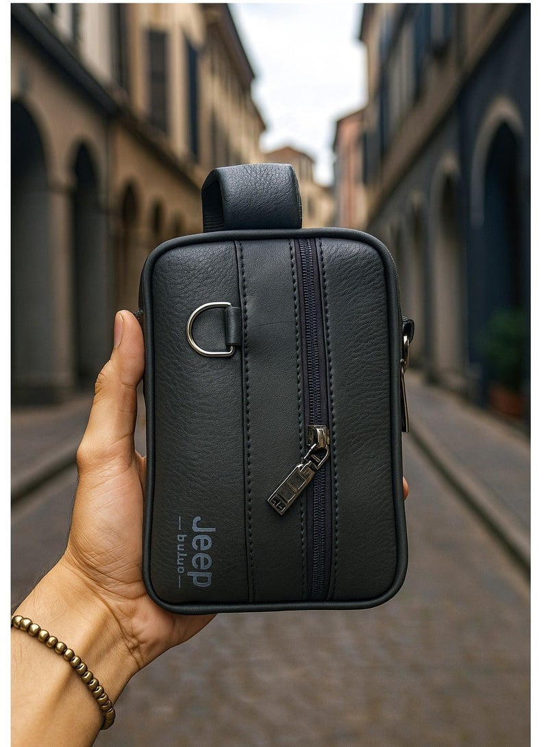 Jeep Buluo Men's pocket handbag - practical and stylish, it adds a classic touch to every outing, indispensable. - Image 2