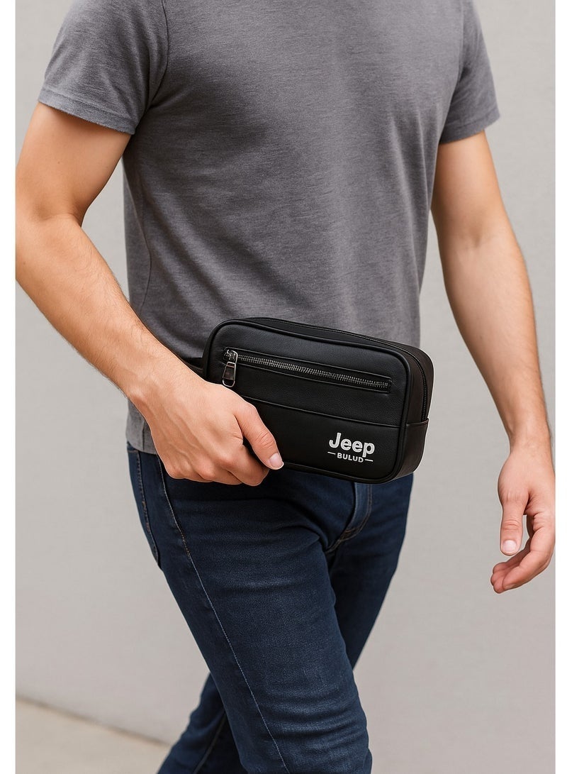 Jeep Buluo Men's pocket handbag - practical and stylish, it adds a classic touch to every outing, indispensable. - Image 1