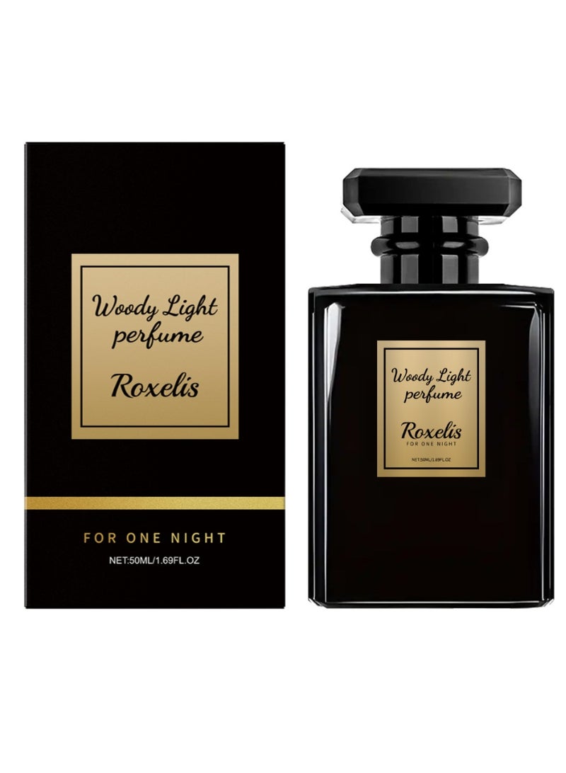 Roxelis Wooden Cologne Perfume Long lasting Fragrance Elegant and Fresh High Grade Business men and women cologne perfume - Image 1