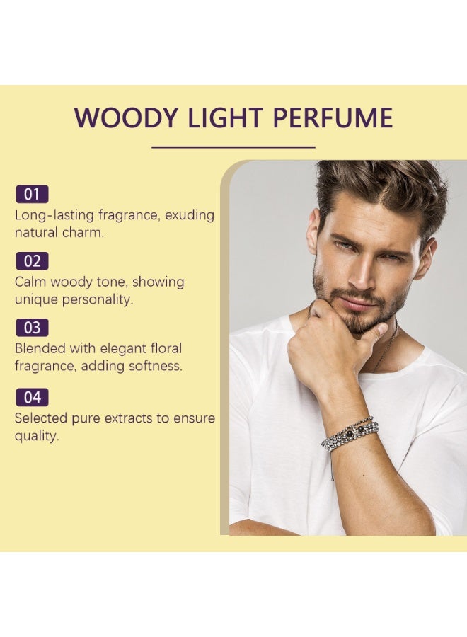 Roxelis Wooden Cologne Perfume Long lasting Fragrance Elegant and Fresh High Grade Business men and women cologne perfume - Image 2