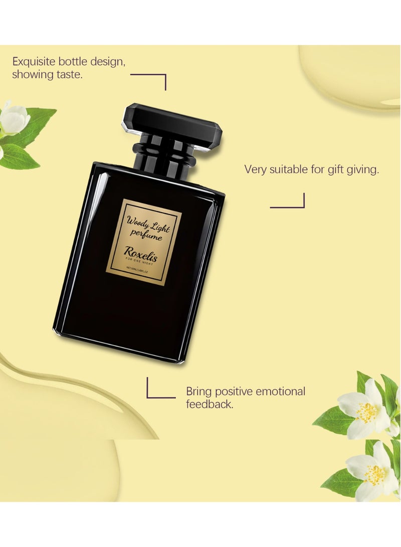 Roxelis Wooden Cologne Perfume Long lasting Fragrance Elegant and Fresh High Grade Business men and women cologne perfume - Image 3