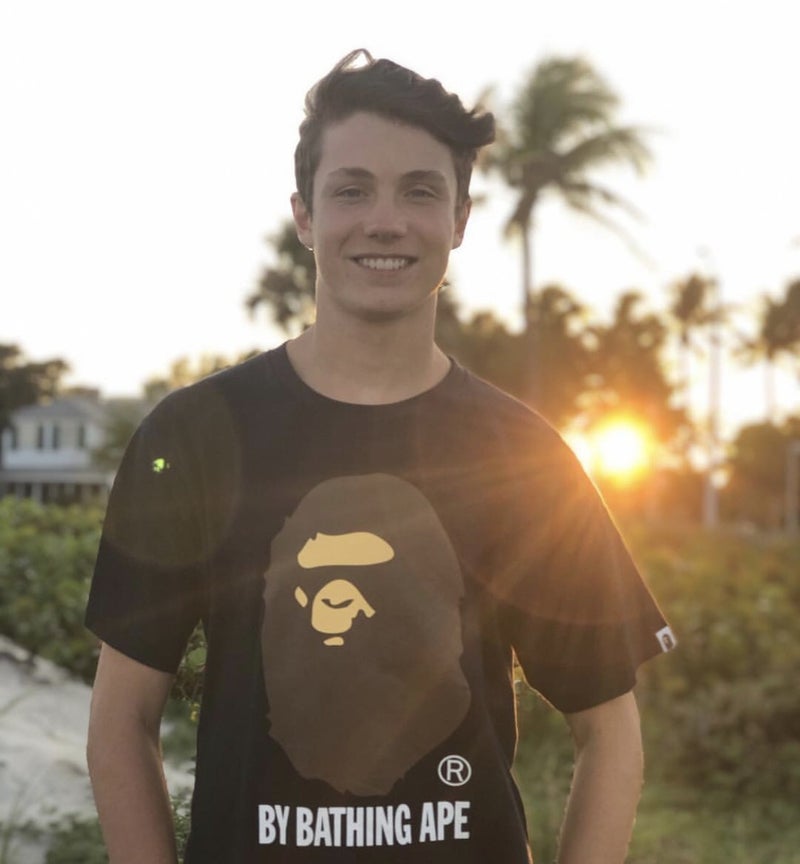 Japanese Trendy Brand Bape Classic Brown Ape Head Letter Printed Loose Short-Sleeved T-Shirt For Men And Women - Image 4