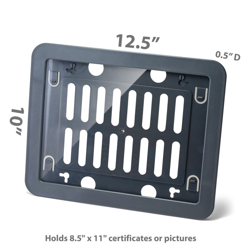 Officemate Verticalmate Certificate Holder, Slate Gray (29172) - Image 2