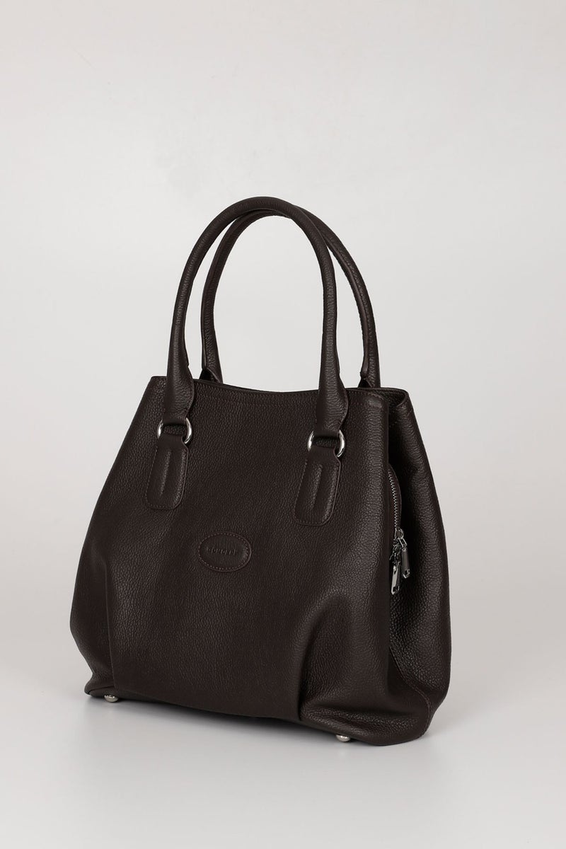 Gönderi(r) Gon Platinum Genuine Leather Large Size Women's Shoulder and Handbag B8392  - Image 4
