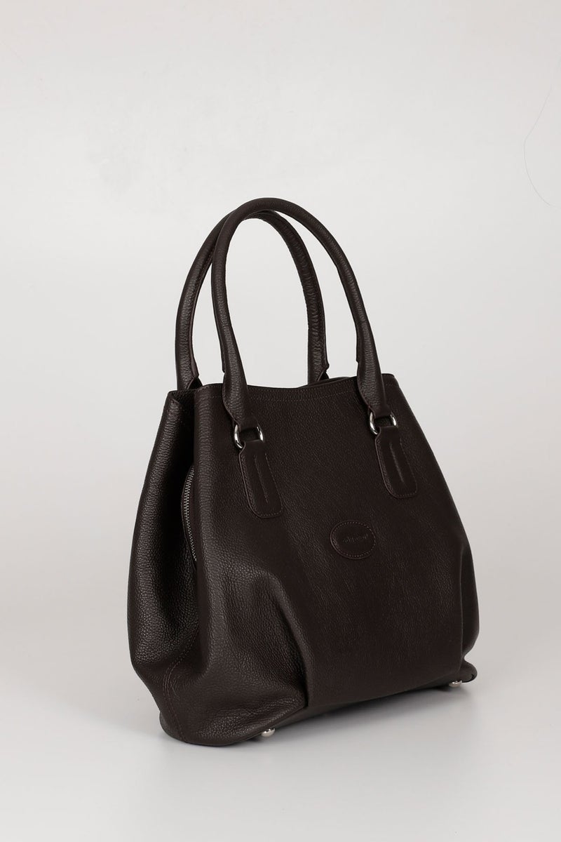 Gönderi(r) Gon Platinum Genuine Leather Large Size Women's Shoulder and Handbag B8392  - Image 3