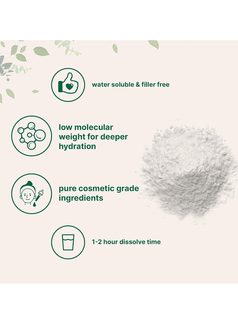 microingredients Hyaluronic Acid Powder, Skin Hydration, Dietary Supplement 3.52oz  - Image 3