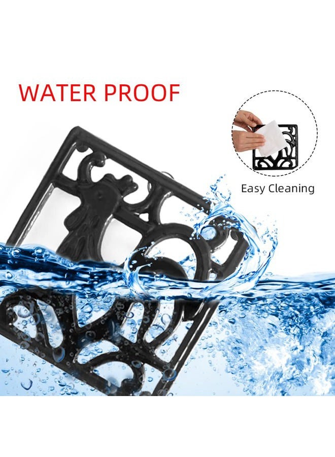 MINLUFUL Cast Iron Trivet for Hot Pots and Pans, Farmhouse Kitchen Countertop Heat Resistant Metal Trivet Mat Pad for Hot Dishes, Coffee Gold - Image 5