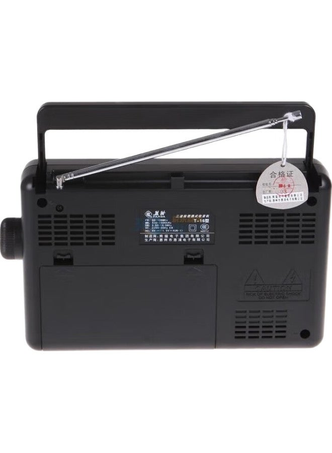 Panda Panda T-16 Traditional Large Desktop Three-Band Full-Band Frequency Radio, Elderly Semiconductor Dry Battery Ac/Dc Radio, Car Backup (Upgraded Version) - Image 2