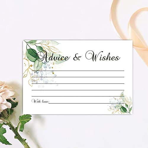 FARHTINANFX 50 Advice And Wishes For The New Mr And Mrs, Bride And Groom Weddings, Bridal Showers, Marriage Advice Cards(4" x 6") - Image 4