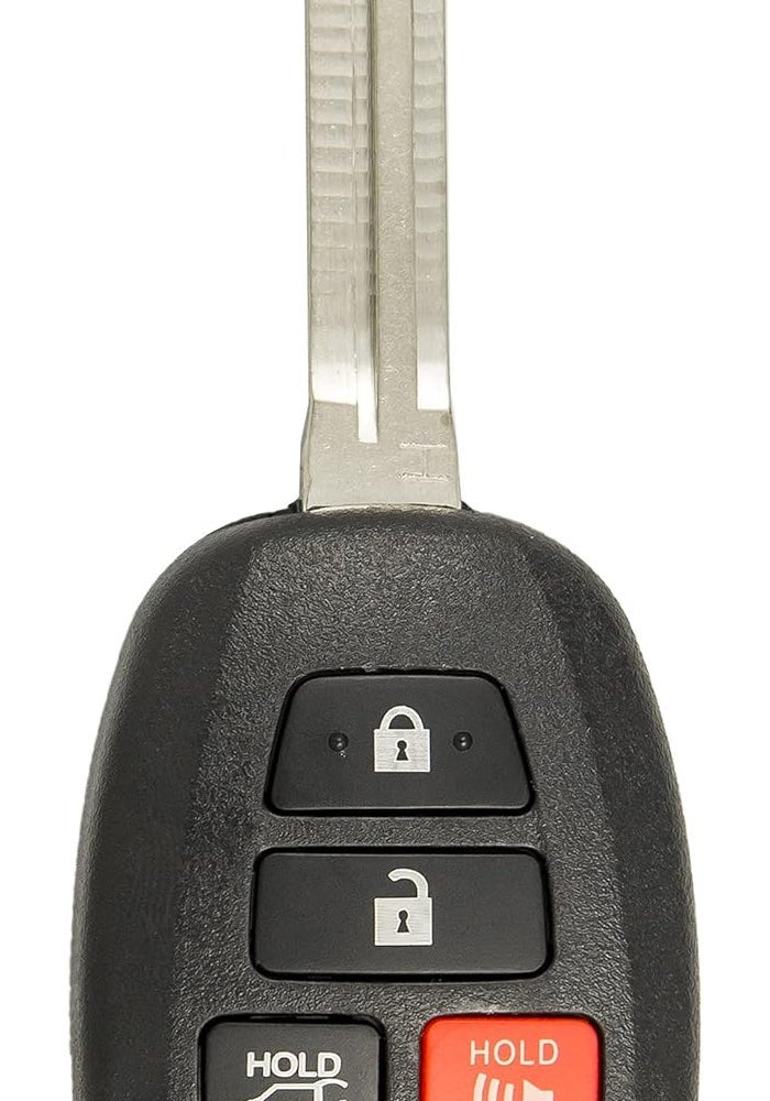 Keyless2Go Keyless Entry Remote Head Key Fob for Toyota Rav4 Highlander Tacoma GQ4-52T with Trunk Release - Image 1
