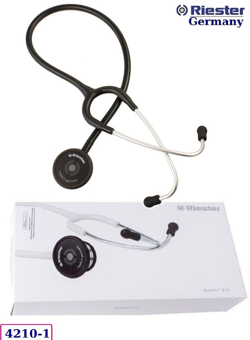 Riester 4210-01 Duplex 2.0 Stainless Steel Stethoscope Germany - Image 1
