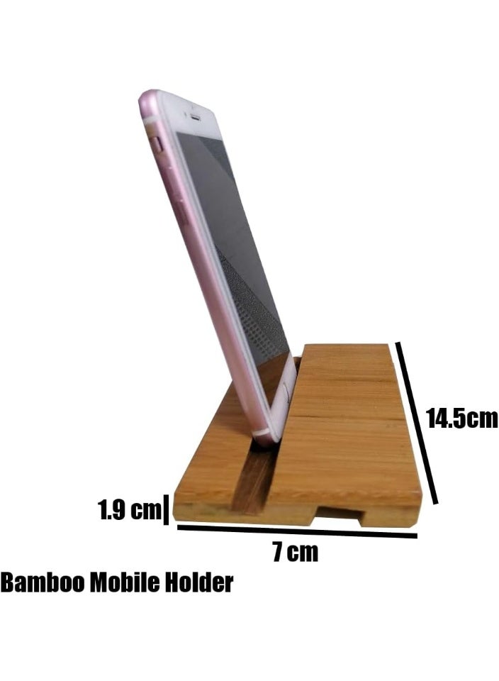 FFD Wooden Made Mobile Phone Holder Stand Smartphone Support Tablet Stand Phone Rack For Cell Phone Desktop Holder - Image 2