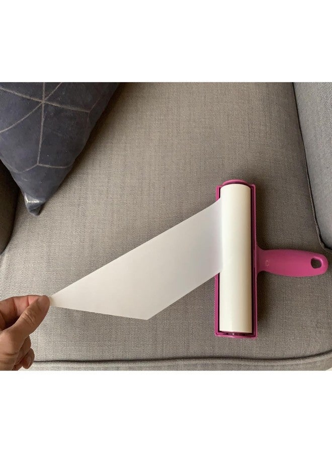Metkix Large Lint Roller 6.3" with Extra Refill -120 Sticky Sheets, Protective Cover Design, Big Lint Roller for Pet Hair, Furniture, Bed, Couch, Floor & More - Image 5