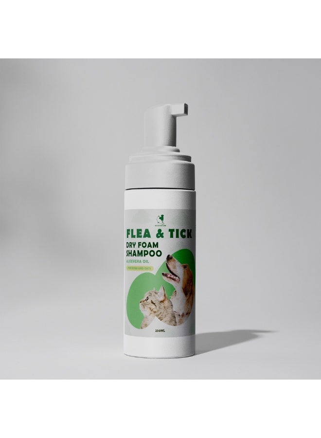 شامبو وايلد نيرتشر الرغوي للبراغيث والقراد، 250 مل، للكلاب والقطط - Image 1