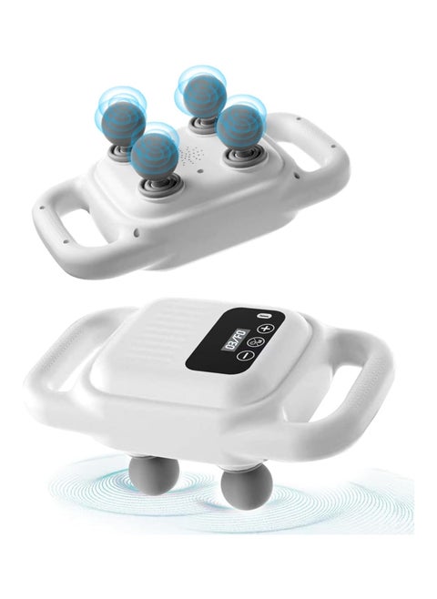 4 Head Massager Deep Tissue Massage Gun Intelligent Timing Powerful Performance Long Battery Life Quiet Design with LED Display