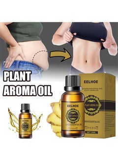 EELHOE Ginger Essential Oil ,Of Essential Oil For Abdominal Fat Removal ,Accelerate Metabolism Burn Calories Beautiful Curve 30ml  - Image 2