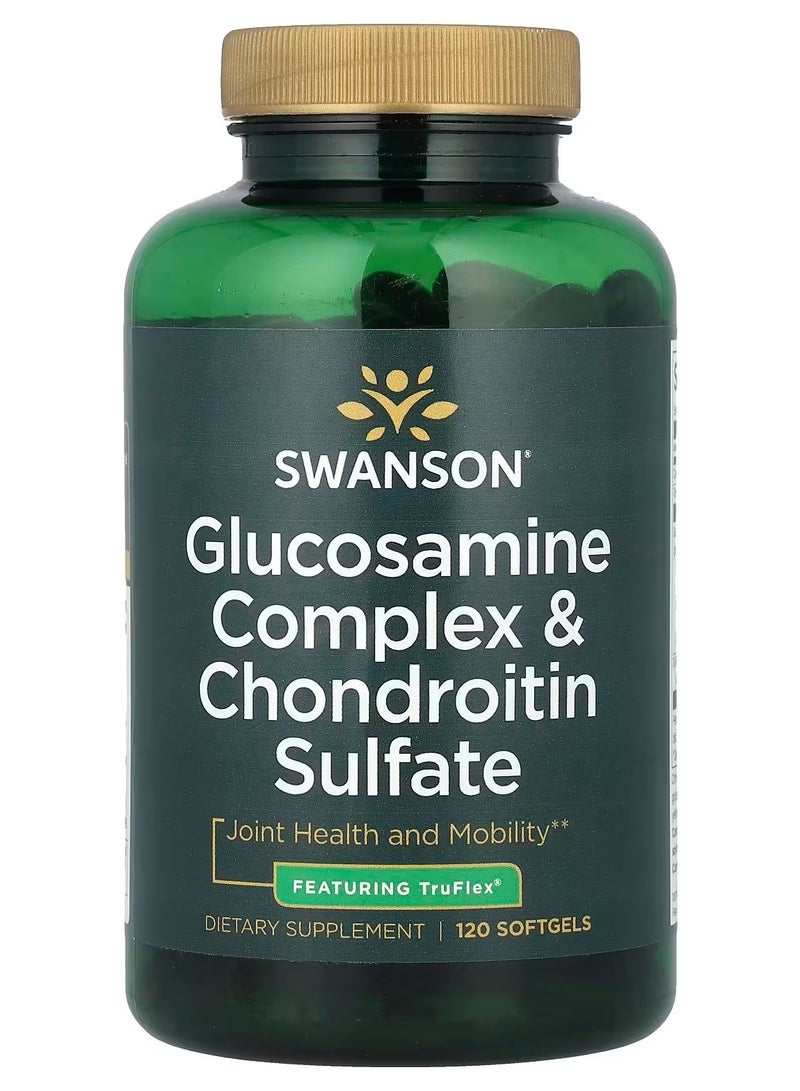 سوانسون، مركب الجلوكوزامين وكبريتات الكوندرويتين، 120 كبسولة هلامية