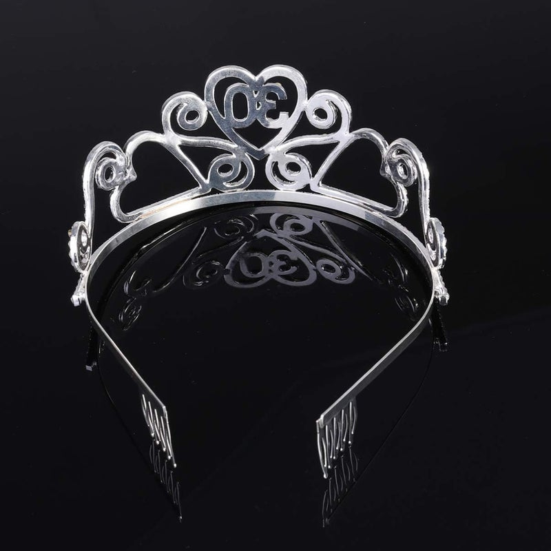 cheekyglo Hair Women Decorations with Headband Tiara for Anniversary Women's Clip Crowns Grandmother Queen Comb Party Jewelry Combs Birthday Crystal Rhinestone Decoration Head Mother Th - Image 2