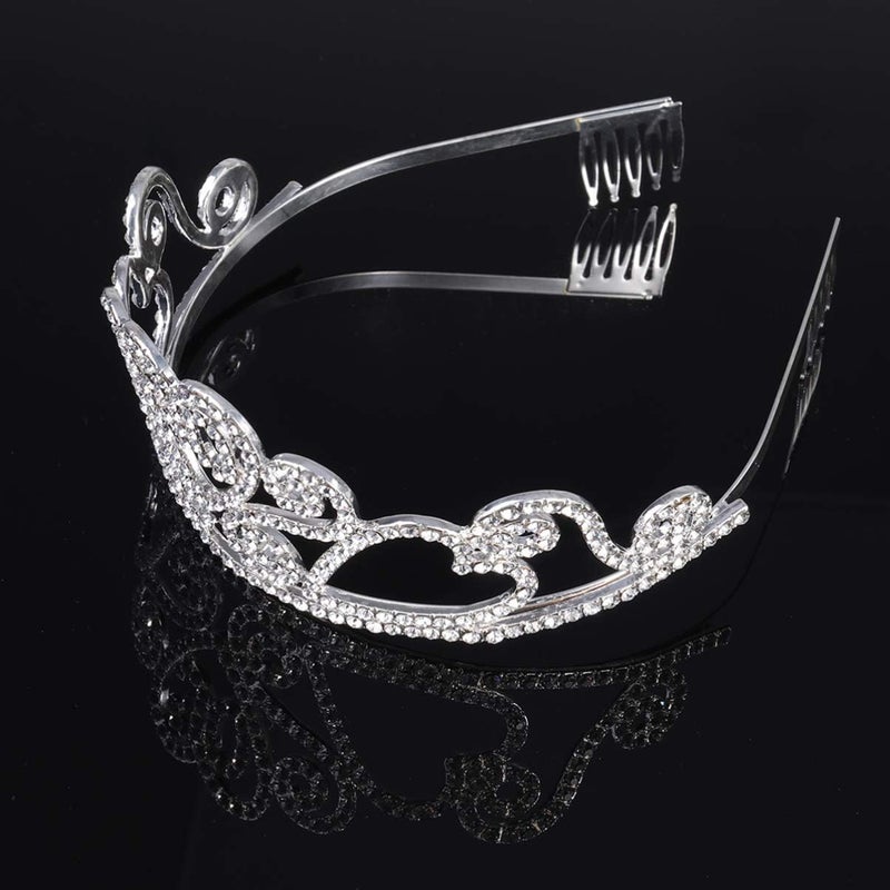 cheekyglo Hair Women Decorations with Headband Tiara for Anniversary Women's Clip Crowns Grandmother Queen Comb Party Jewelry Combs Birthday Crystal Rhinestone Decoration Head Mother Th - Image 4