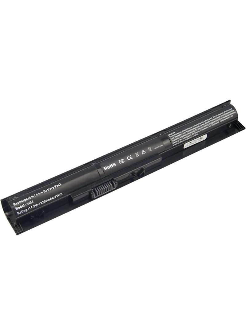 Replace New VI04 Battery Compatible with HP ProBook 440 G2 450 G2 Q140 Q141 Q142 Q143 HP Envy 14 15 17 Series, fit HP HSTNN-DB6I HSTNN-LB6J HSTNN-LB6K(2200mAh 14.8V) - Image 1