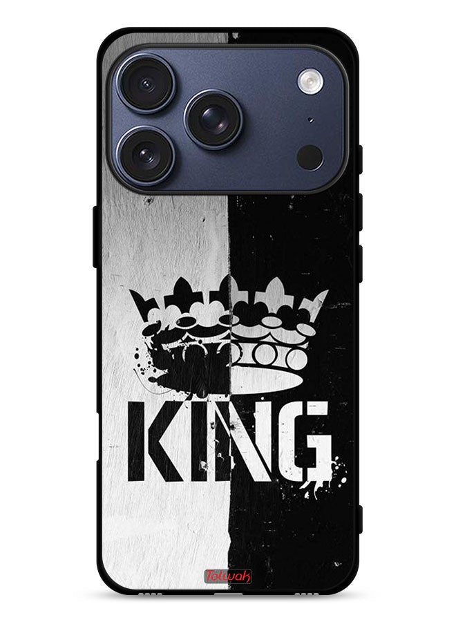Tolwak Apple iPhone 17 Pro Protective Case Cover King Vintage - Image 1