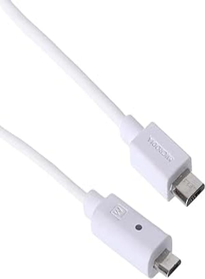 Keendex 1967 micro charging cable, 20 cm - white