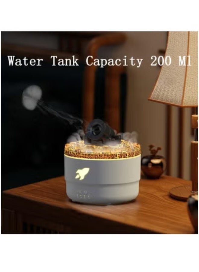 TIGER Cannon Blast Aroma Humidifier & Diffuser – Ultra-Quiet Cool Mist Vaporizer with Soft LED Light – Stylish Cannon Turret Design in Yellow Cane Finish – 2-in-1 Essential Oil Diffuser & Air Humidifier for Bedroom, Office, Car – Improves Air Quality & Mood - Image 4