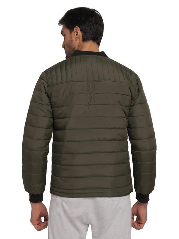 Wildcraft Men Polyester Standard Length Stylish 516_ Husky Rider Winter Jacket Full Sleeve (L,Olive) - Image 5