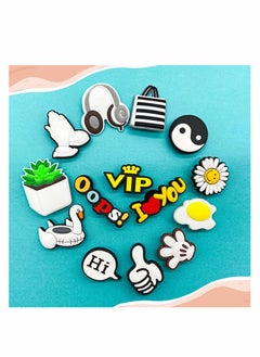 KASTWAVE Shoe Decoration Charms, 100Pcs Assorted  Croc Charm, Croc Jibbitz Accessories for Crocs Shoe  - Image 3