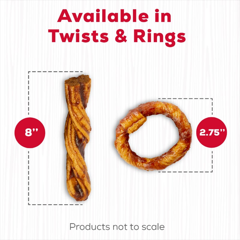 Country Kitchen Rawhide Free Beef Rings Dog Chews, Made with Real Beef, Highly Digestible, Gluten Free, 7 Count - Image 4