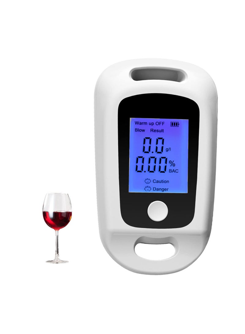SOLARAE Portable Alcohol Tester Alcohol Breathalyzer, Digital Led Display Quick Response, Professional Accurate Detection Breath Analyzer Detector for Family, Personal, Driver - Image 1