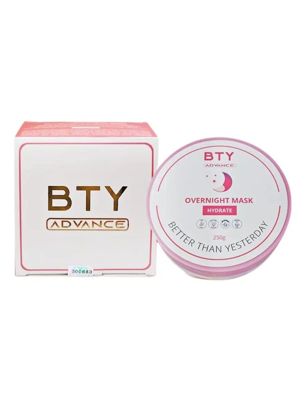 パック・フェイスマスク Bty advance overnight mask hydrate BTY Advanced Overnight Mask | Hydrate | 250G – Charm