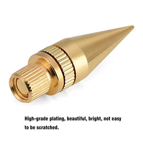 ZERONE طقم وسادة مسمار مكبر الصوت، 8 أزواج 6 × 36 مم مسمار نحاسي لعزل مكبر الصوت مع قاعدة وسادة قدم لمكبر الصوت، المضخم، مشغل CD DVD، جهاز تسجيل، هيكل، آلة - Image 3