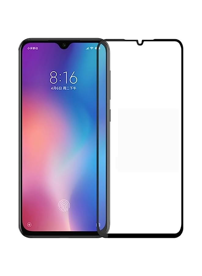 MOFI Tempered Glass Screen Protector Compatible MOFI 9H 2.5D Full Screen Tempered Glass Film for Xiaomi Mi 9 SE Black - Image 1