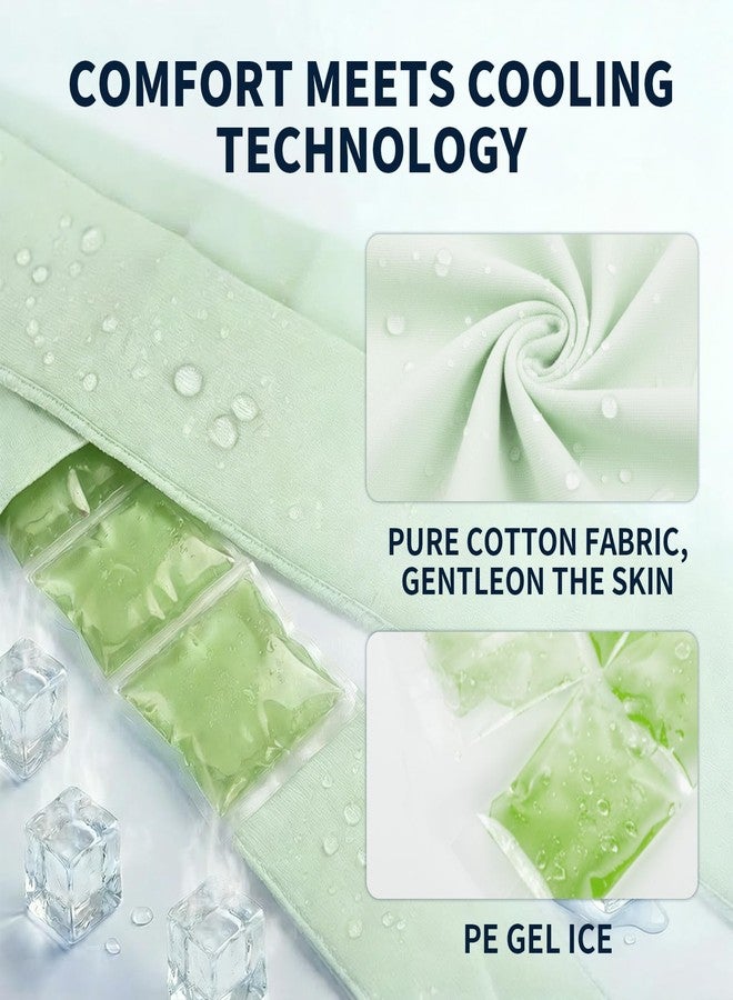 coldpa Ice Wraptor Cooling Bandana with 6 Reusable Cryosheet Inserts, 2.5x15 Inch, Adjustable Neck Wrap for Pain Relief, Lightweight Freeze-Activated Ice Therapy - Image 4