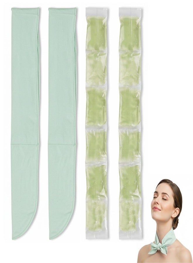 coldpa Ice Wraptor Cooling Bandana with 6 Reusable Cryosheet Inserts, 2.5x15 Inch, Adjustable Neck Wrap for Pain Relief, Lightweight Freeze-Activated Ice Therapy - Image 1