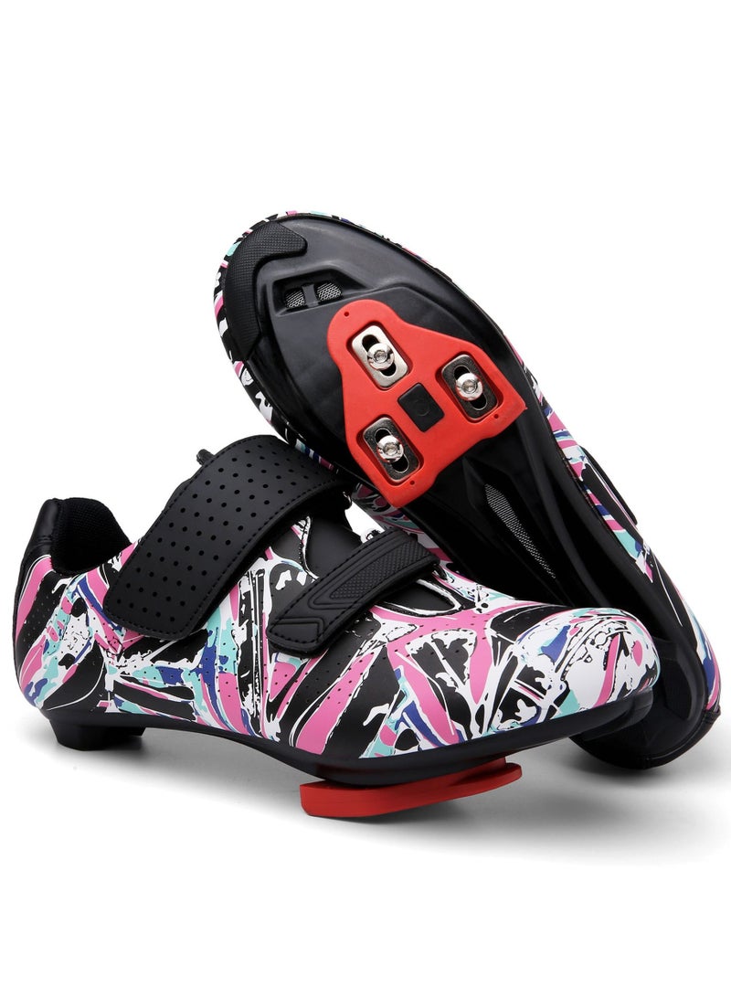 KUYING New Type of Road Lock Cycling Shoes Hard Sole Mountaineering Shoes Racing Sports Shoes 