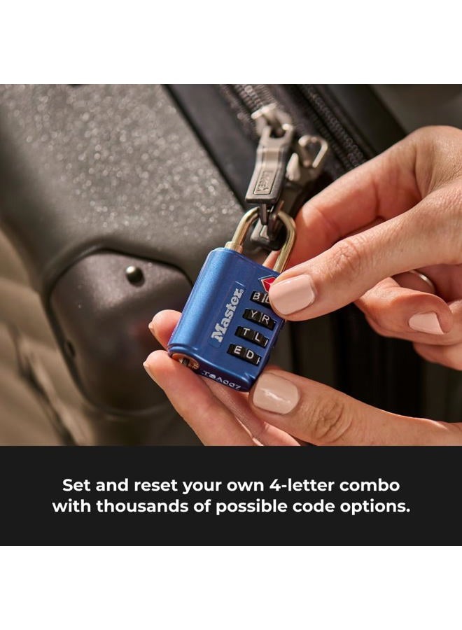 Master Lock 4691DWD TSA Set-Your-Own Password Combination Lock, Color Will Vary, 1-Piece - Image 3